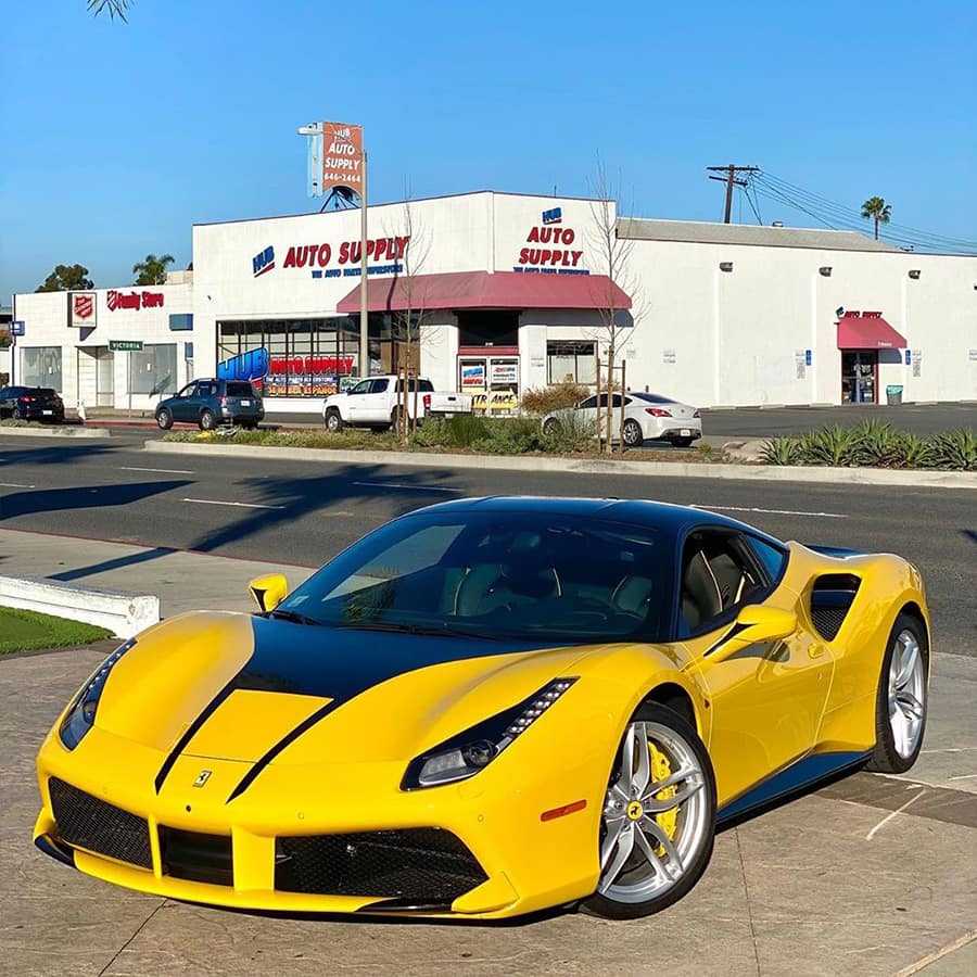 Exotic car recently purchased by iLusso